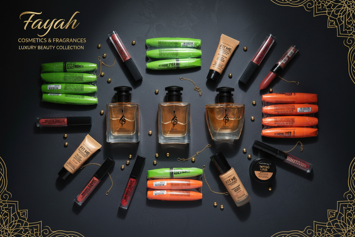 FAYAH Cosmetics & Fragrances Banner